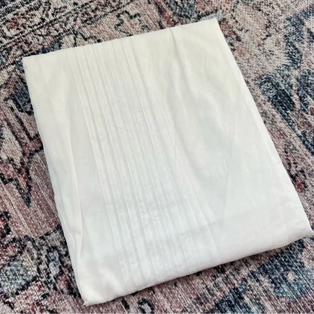 NWT Pottery Barn Marquesa Drape White Sheer Light Filtering Curtain 42 x 84